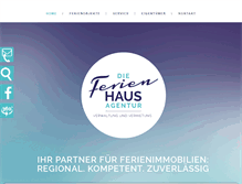 Tablet Screenshot of ferienhaus-agentur.de